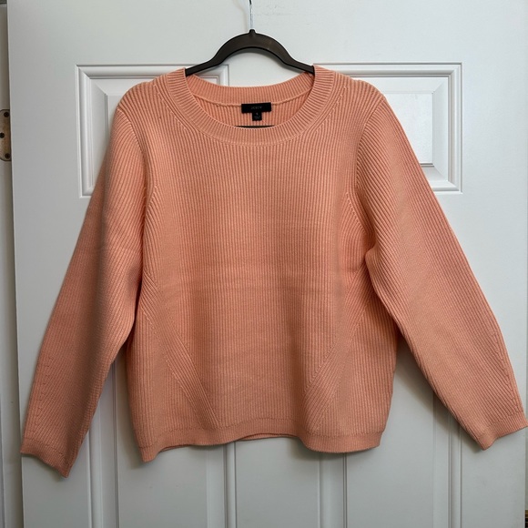 J.Crew Peach women’s long sleeve viscous sweater small. Brand new with tags - Picture 2 of 5